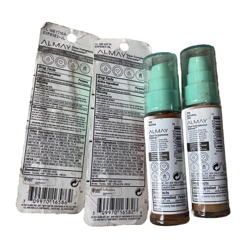 Almay Clear Complexion Concealer 600 100 710 910 Lot